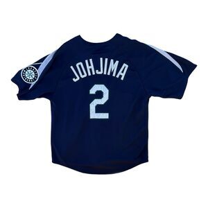 Seattle Mariners Kenji Johjima Majestic Baseball Jersey Men’s L / XL